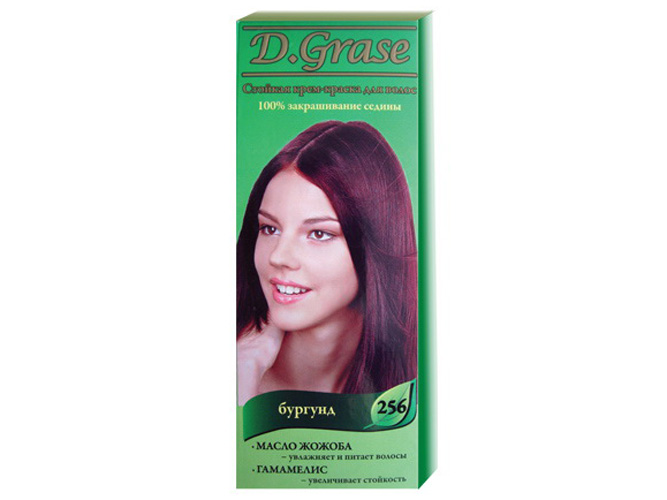 Крем-краска для волос "D.Grase" тон бургунд (Тон 256)