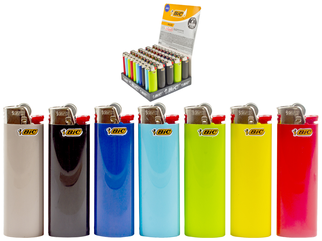 Зажигалка Bic "Макси" (цена за 1шт)
