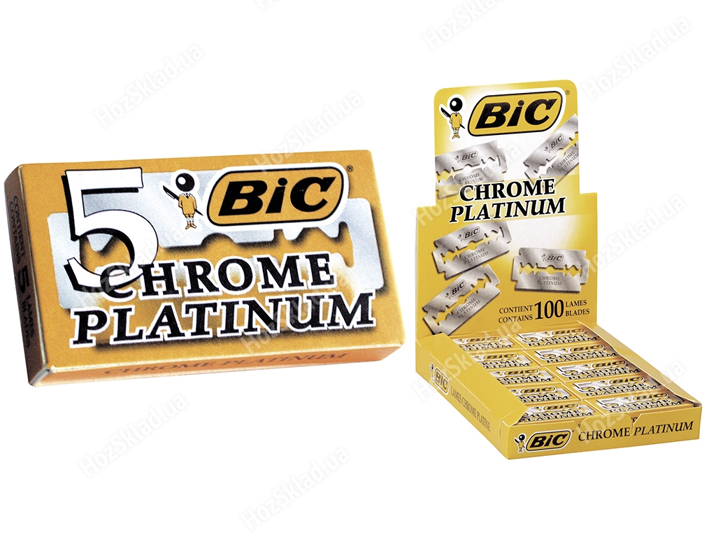 Лезвия Bic Сhrome-platinum (цена за набор 5шт)