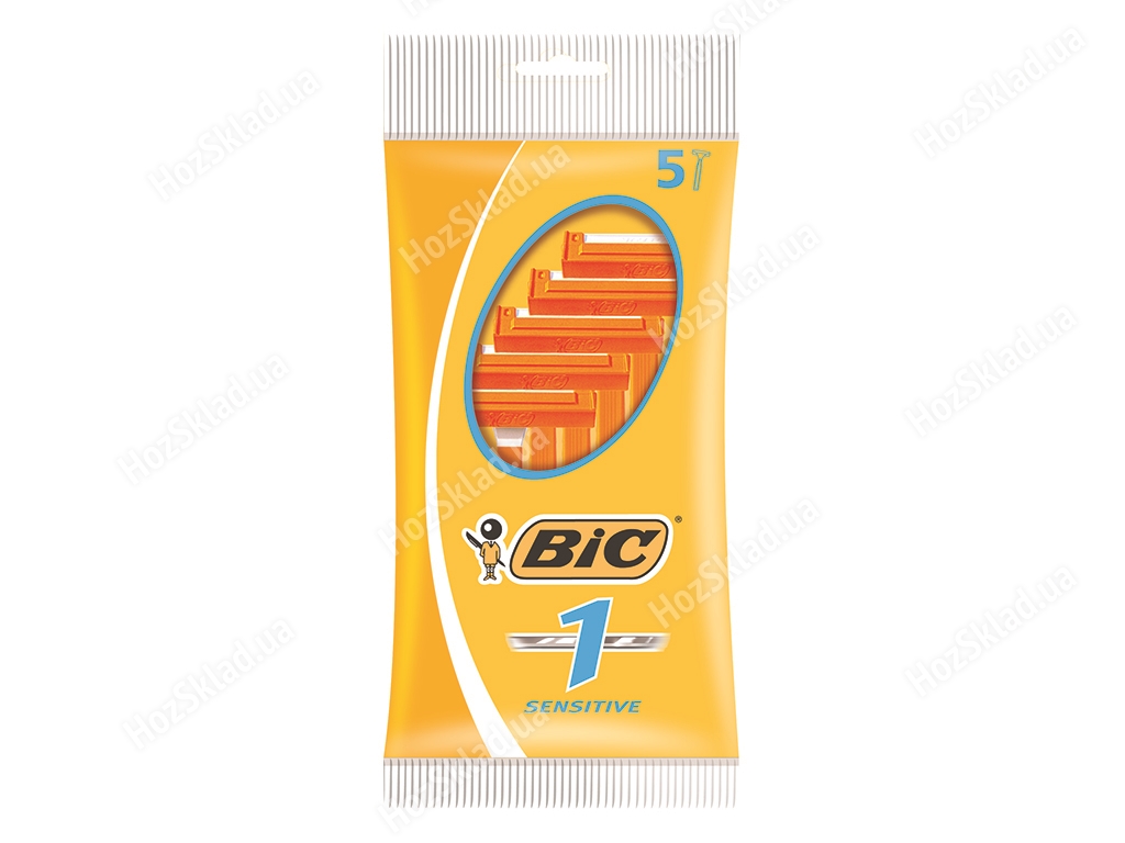 Станки для бритья Bic Sensitive 1 1 лезвие (цена за набор 5шт)