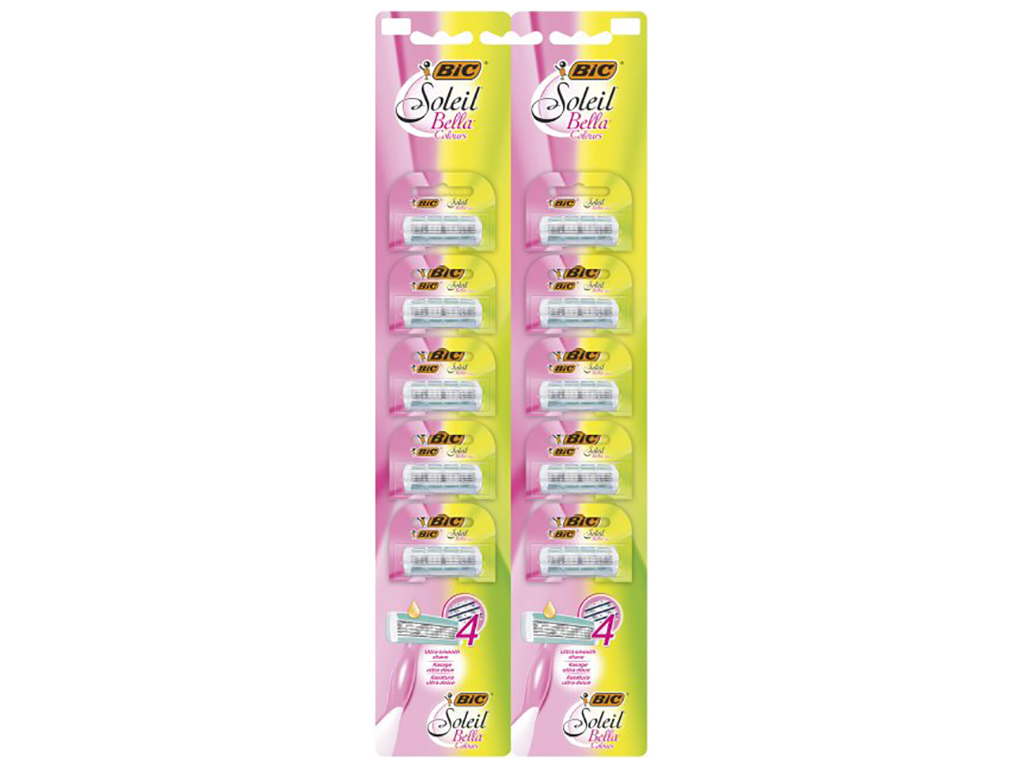 Станок для бритья BIC Soleil Bella Colours 4 лезвия (цена за 1шт)