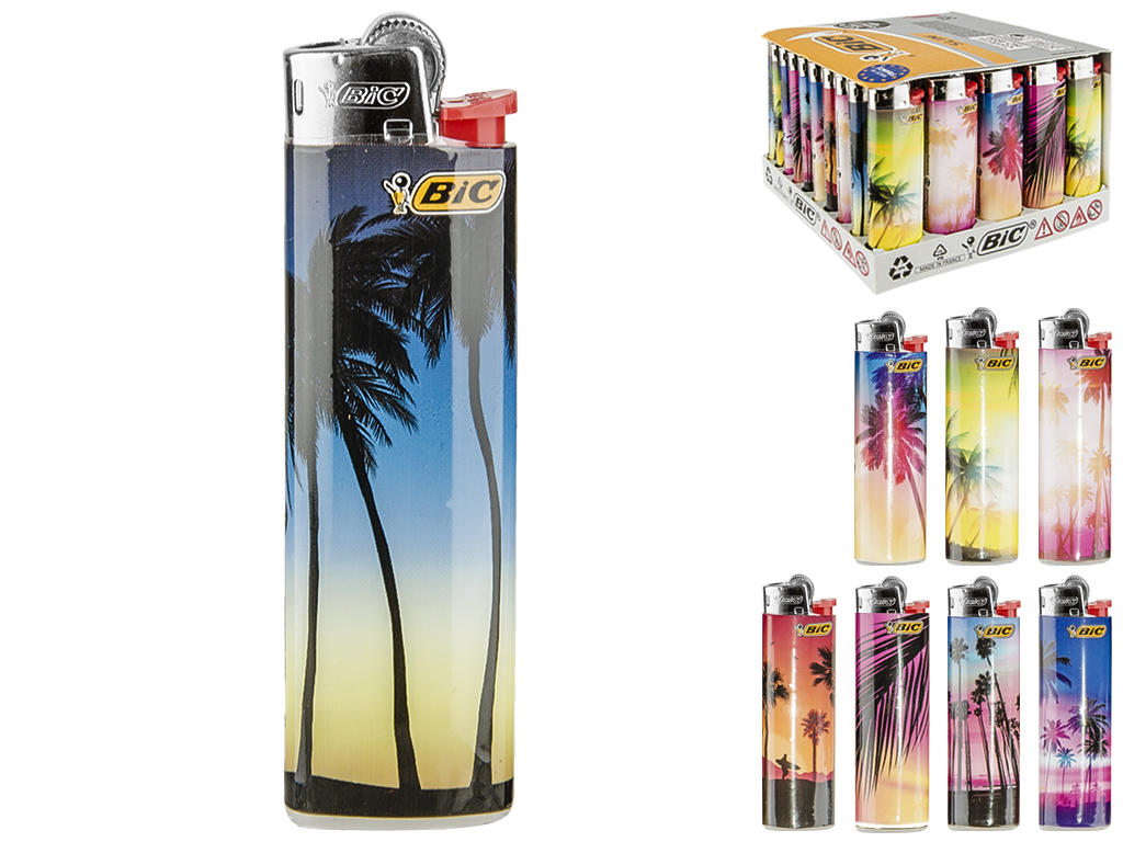 Зажигалка Bic Пальмы slim (цена за 1 шт)