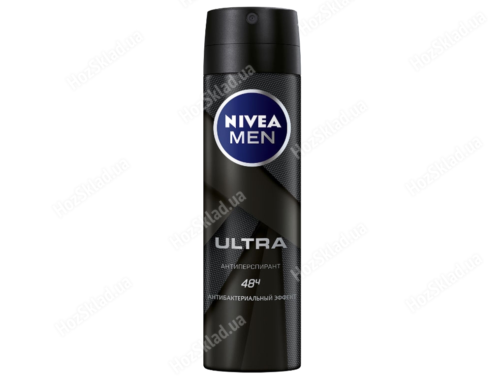 Дезодорант-антиперспірант спрей для чоловіків Nivea men Ultra 48 годин 150мл