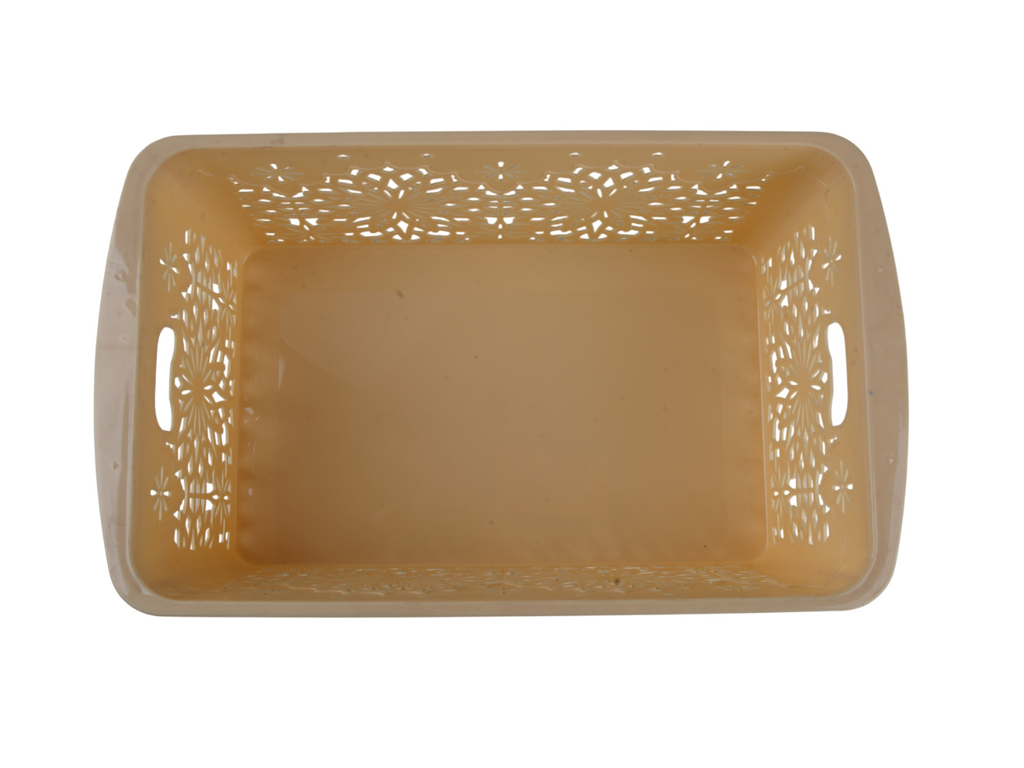 Корзина для хранения "Рута", пластик, 295×175×120мм (цена за 1 шт)