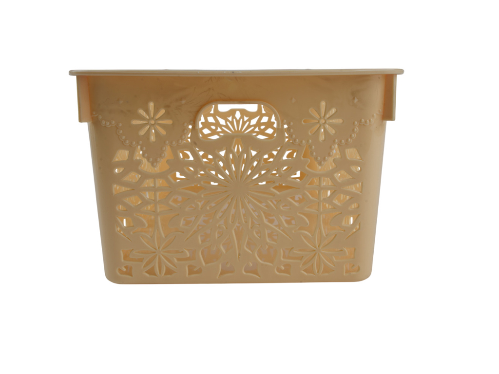 Корзина для хранения "Рута", пластик, 295×175×120мм (цена за 1 шт)