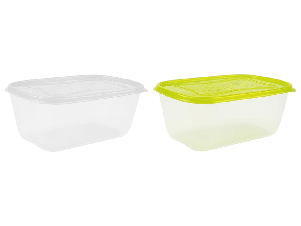 Пластиковый пищевой контейнер "Пикник" с крышкой, 700мл, 19×13,5×18,5