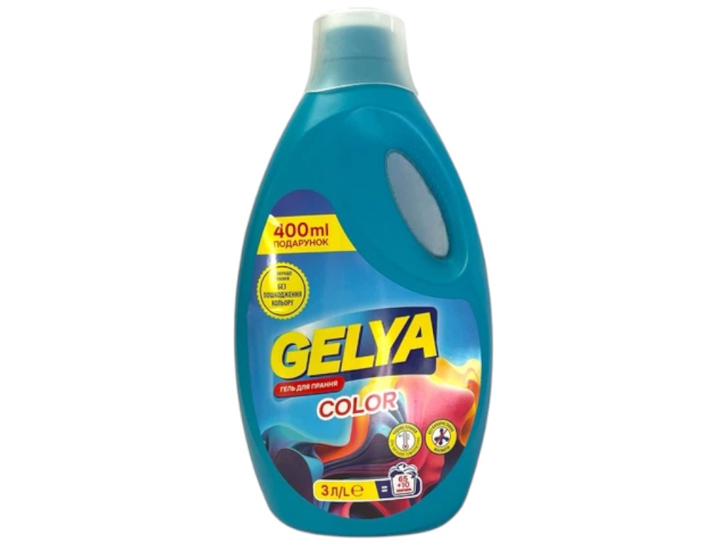 Гель для стирки Gelya Universal Color, для цветного белья, аромат свежий, 75 циклов, 3л