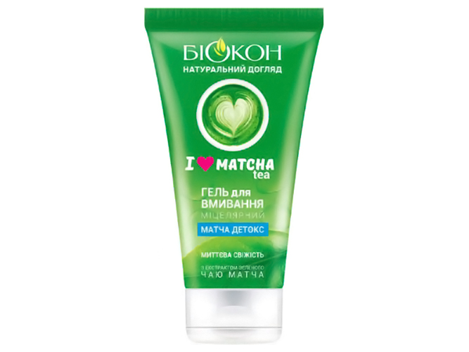 Гель для вмивання міцелярний Біокон I love matcha tea 165мл
