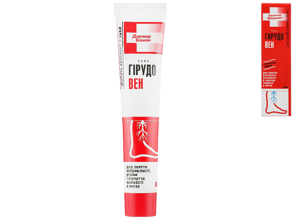 Гель для ног Доктор Биокон ГирудоВен 50г