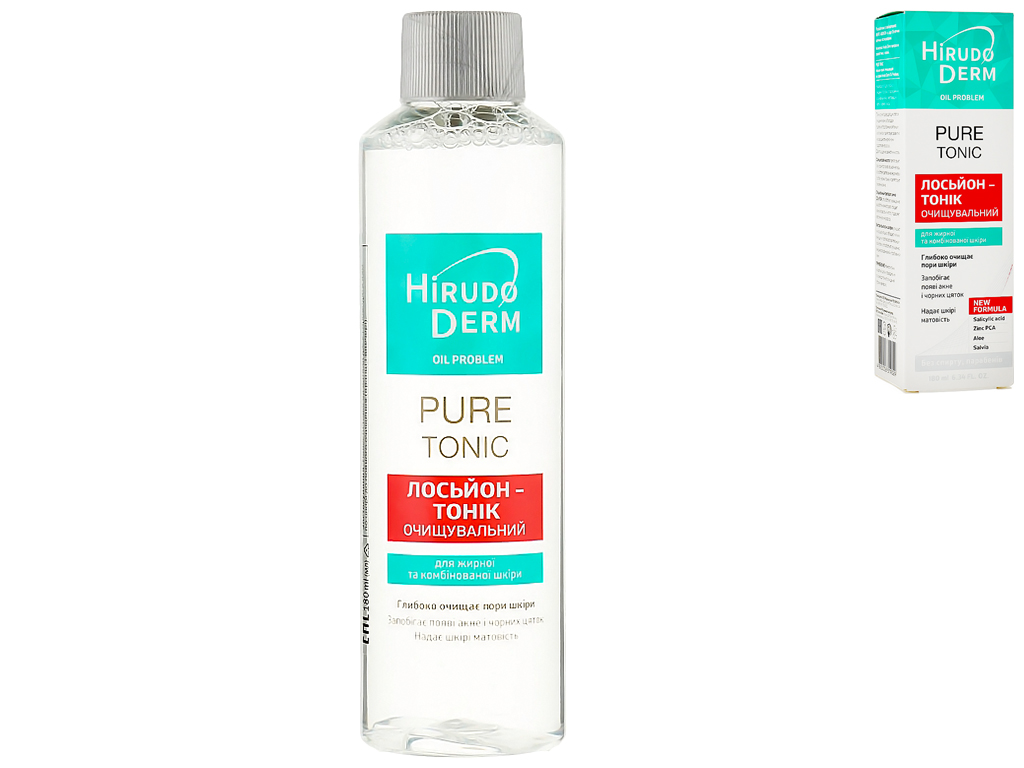 Лосьон-тоник очищающий Hirudo Derm Oil Problem 180мл
