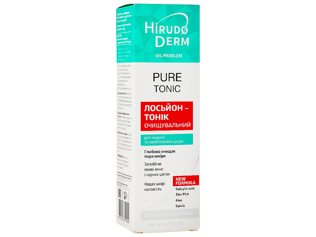 Лосьон-тоник очищающий Hirudo Derm Oil Problem 180мл