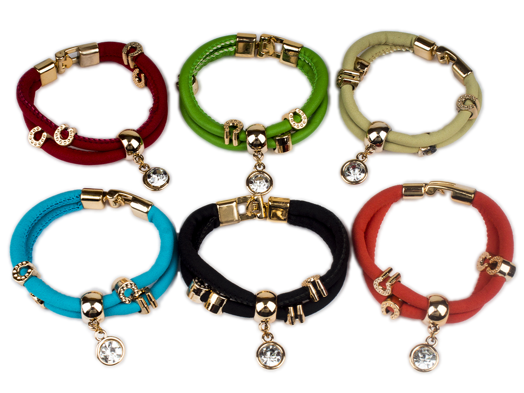 Браслет двойной "Подкова" на застежке