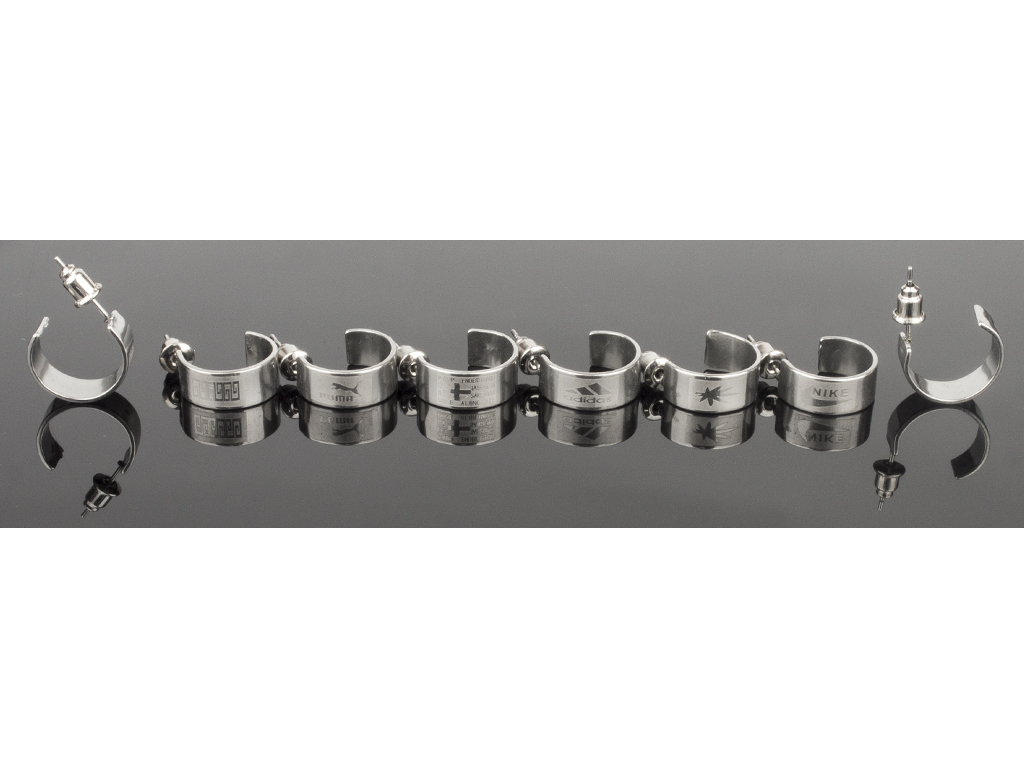 Серьги унисекс (цена за 2 шт)