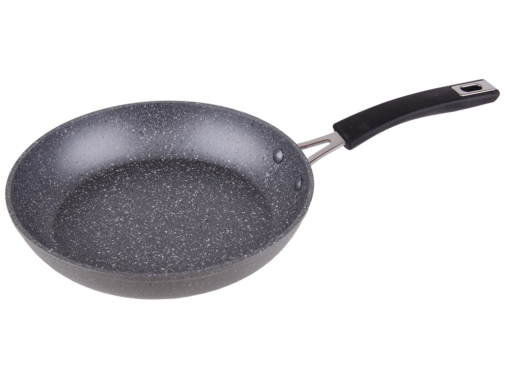 Сковорода алюминиевая без крышки GUSTO инд. дно, покрытие GRANITE D24х4,8см GT-2107-24
