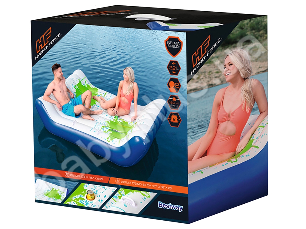 Плотик з підстаканниками. Bestway 43297