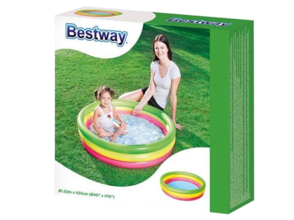 Бассейн детский надувной Полоски. Bestway 51104