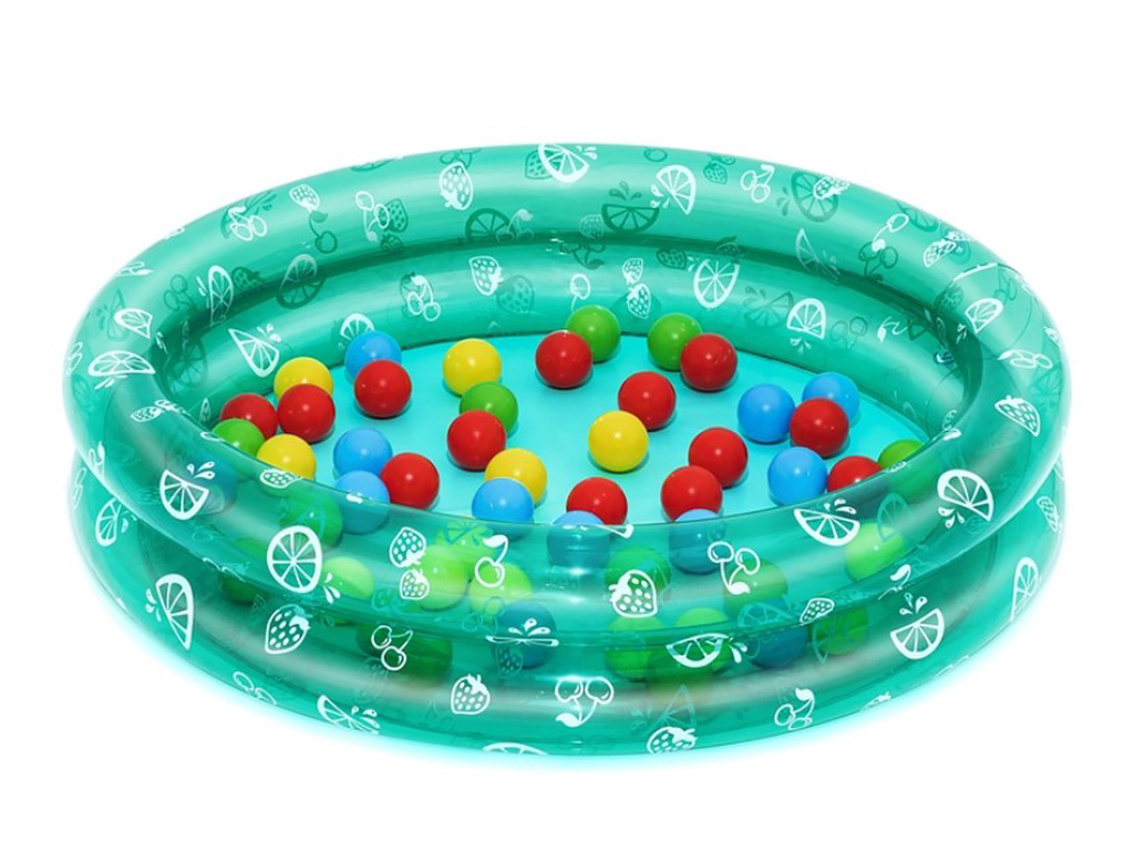 Бассейн детский надувной с шариками 50 шт. Bestway 51141