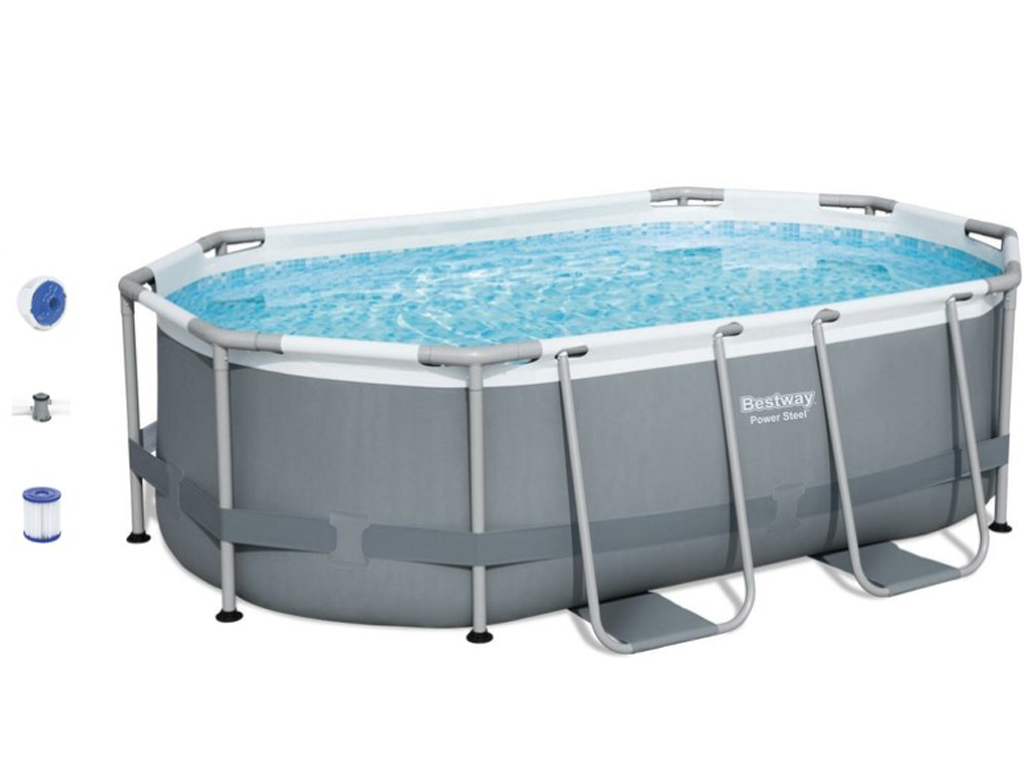 Бассейн каркасный овальный Power Steel. Bestway 5614A