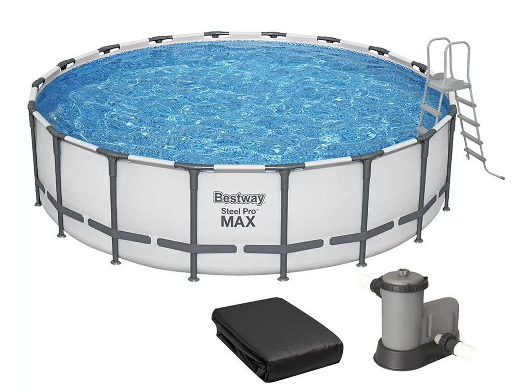 Басейн круглий каркасний Steel Pro MAX. Bestway 561ES