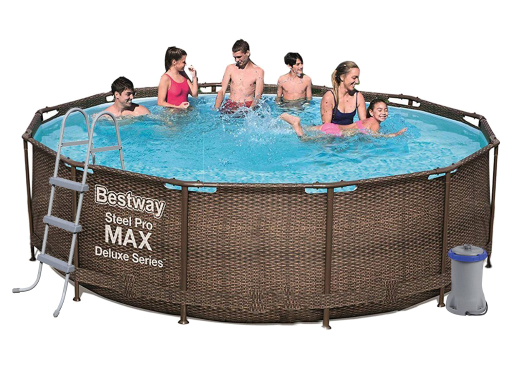 Бассейн каркасный круглый Steel Pro. Bestway 56709