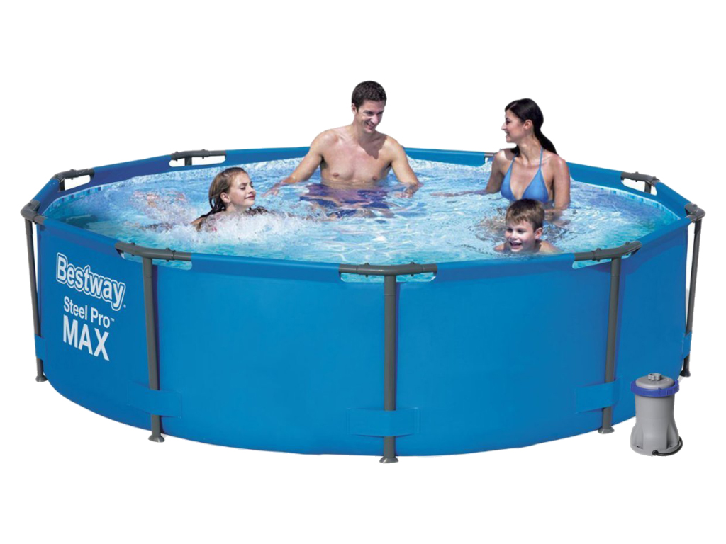 Бассейн каркасный круглый Steel Pro MAX. Bestway 56984