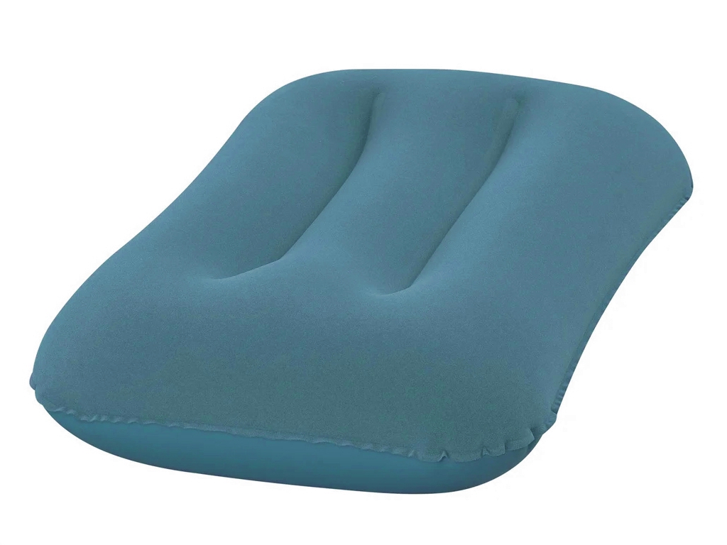 Надувна подушка покрита флоком Travel Pillow. Bestway 67121