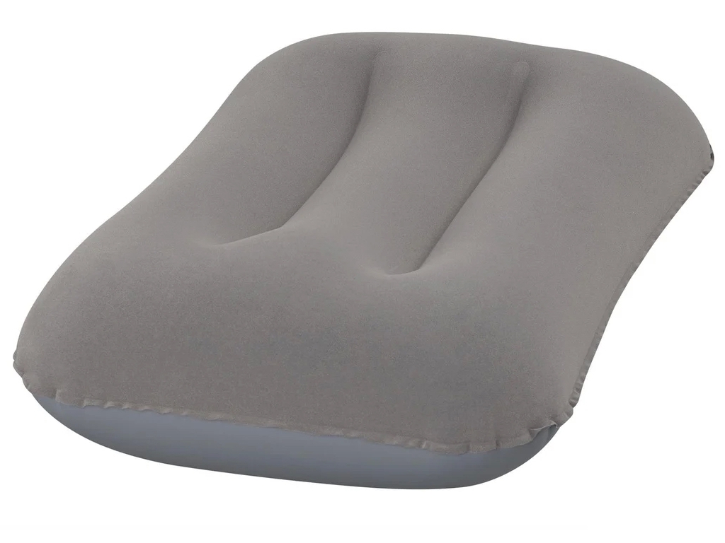 Надувна подушка покрита флоком Travel Pillow. Bestway 67121