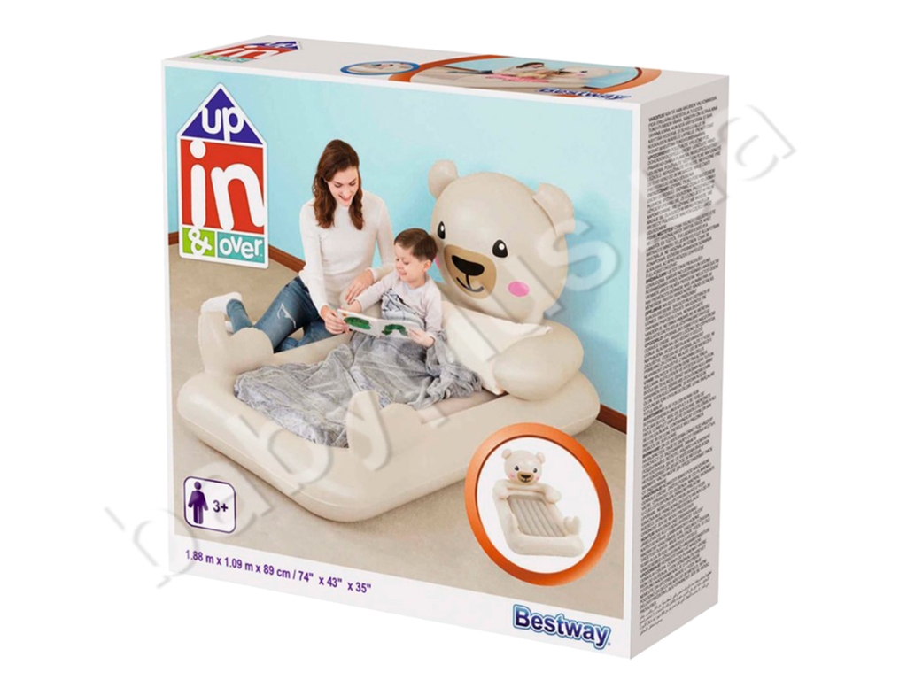 Велюр ліжко ведмедик Teddy. Bestway 67712