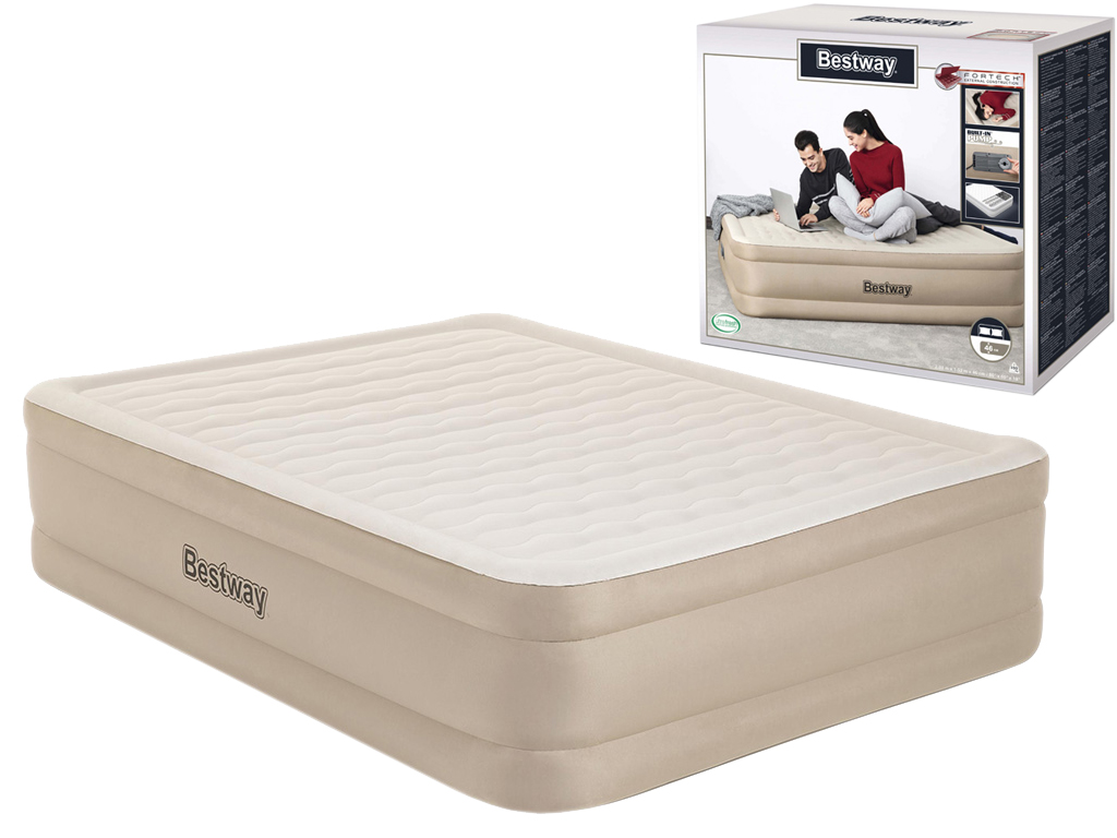 Велюр матрас з вбудованим електронасосом. Bestway 69050