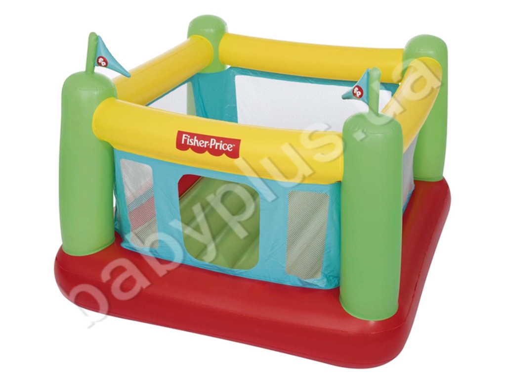 Батут со встроенным насосом и шариками Fisher-Price. Bestway 93533