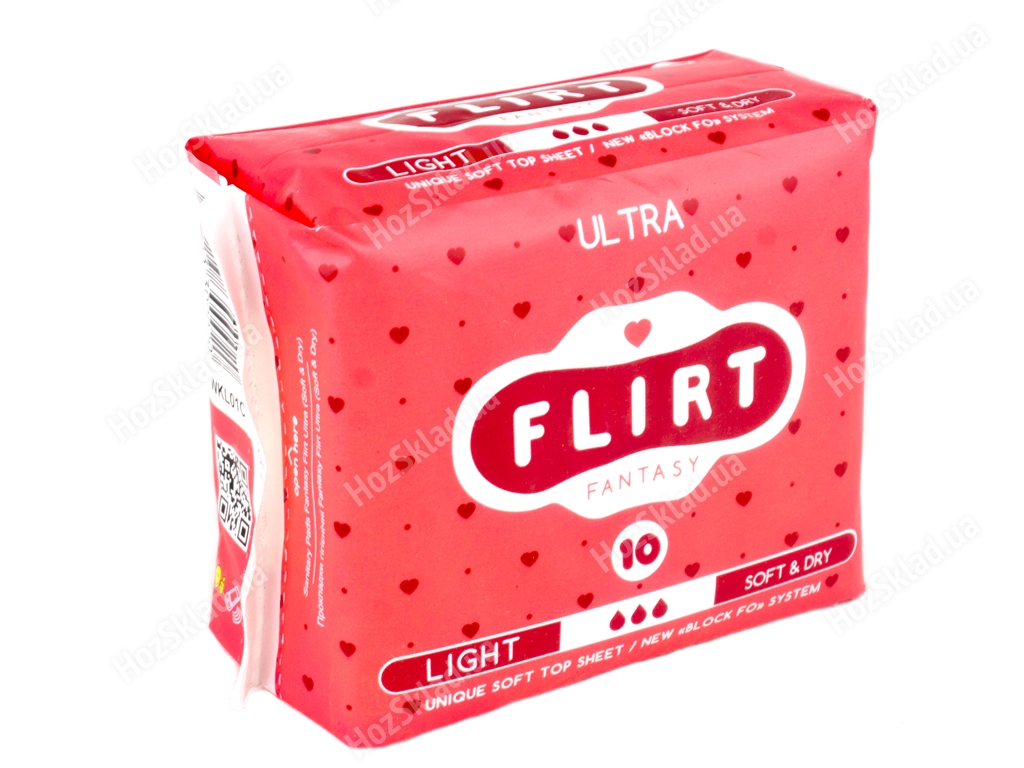Прокладки для крит. дней с крыл. Fantasy Flirt Ultra-soft&dry 3капли (цена за уп. 10шт) WKL01C