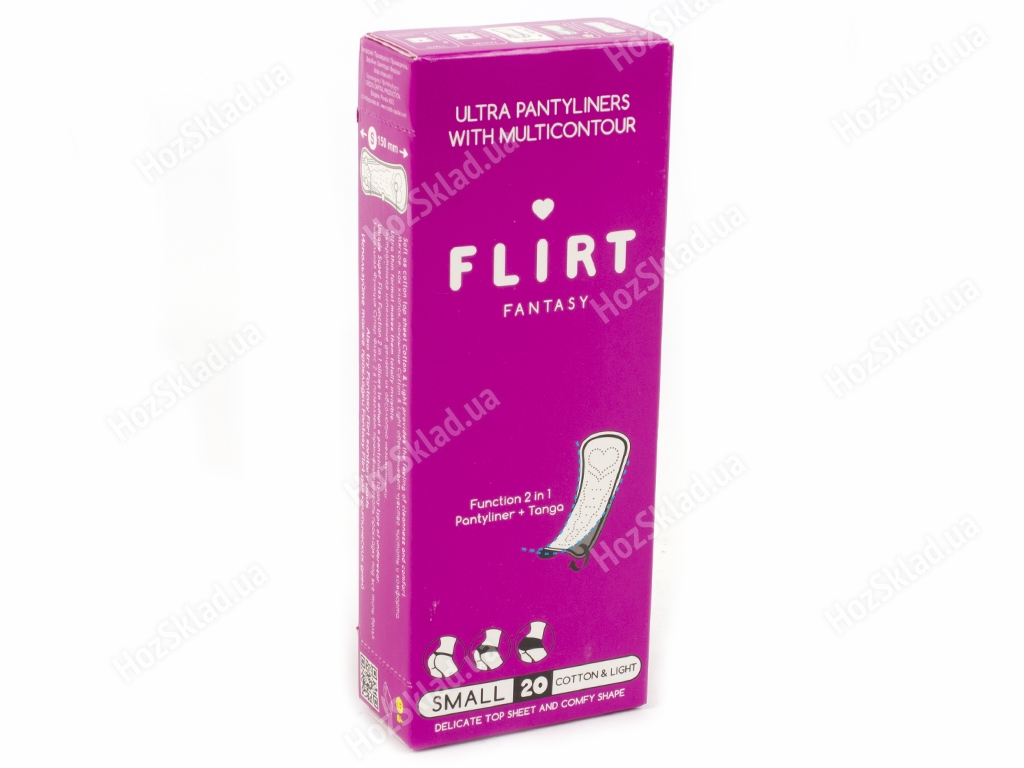 Прокладки Fantasy Flirt ежедневные ultra cotton&light  (цена за уп. 20шт) WKL13S