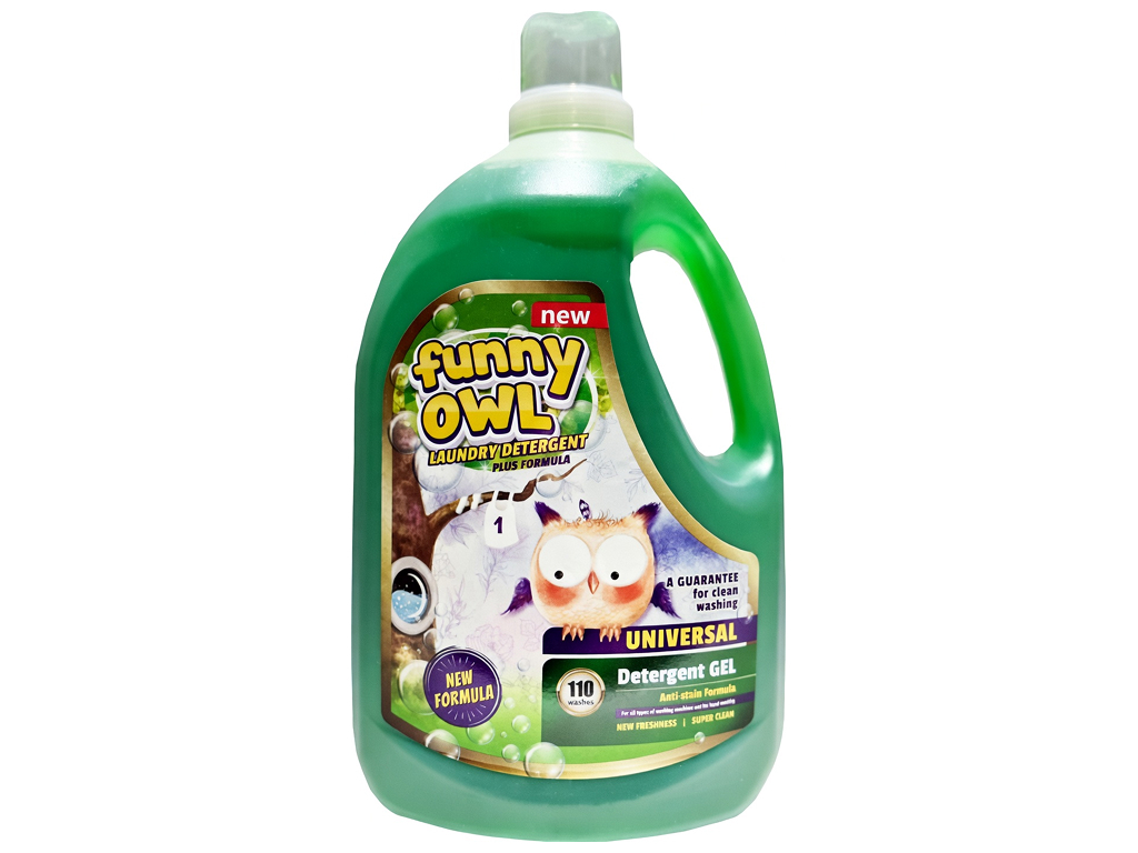 Гель для стирки Funny Owl Sensitive, 3,3 л