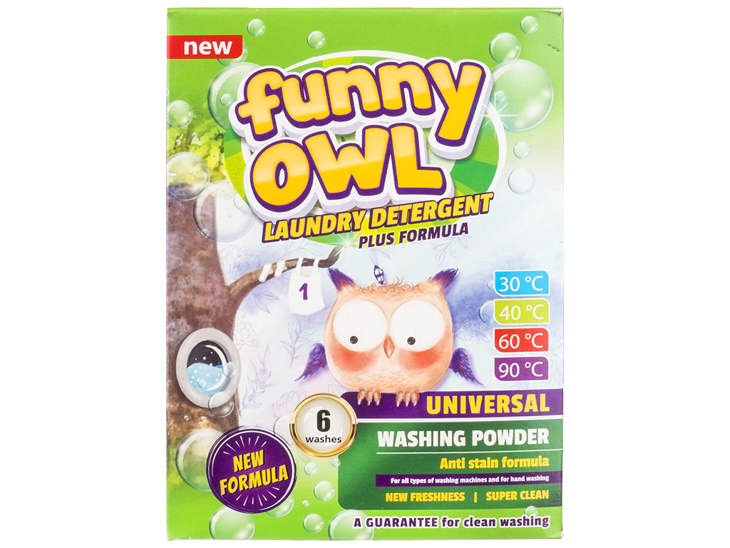Стиральный порошок для всех типов белья Funny Owl Universal, 420 г