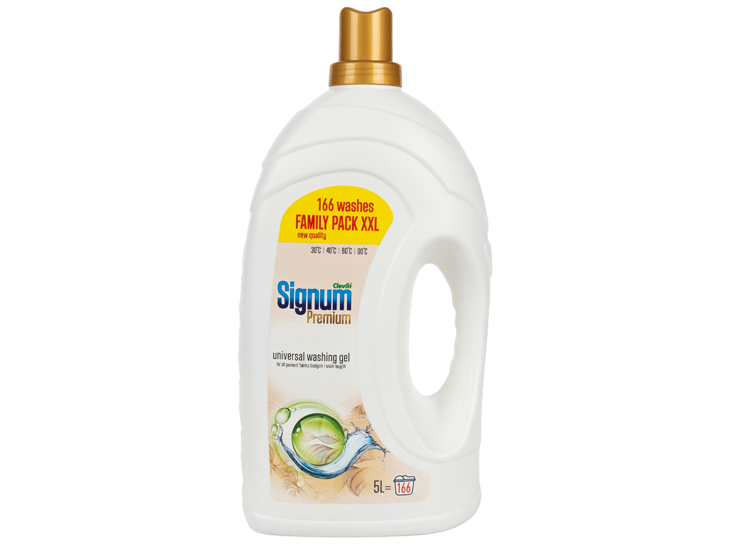 Гель для стирки Signum Premium Universal для машинной и ручной стирки, 5л