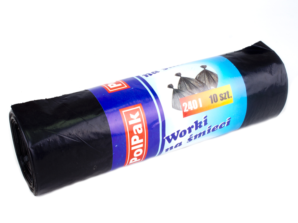 Пакети для сміття Kuchcik "Polpak" 240л 10шт