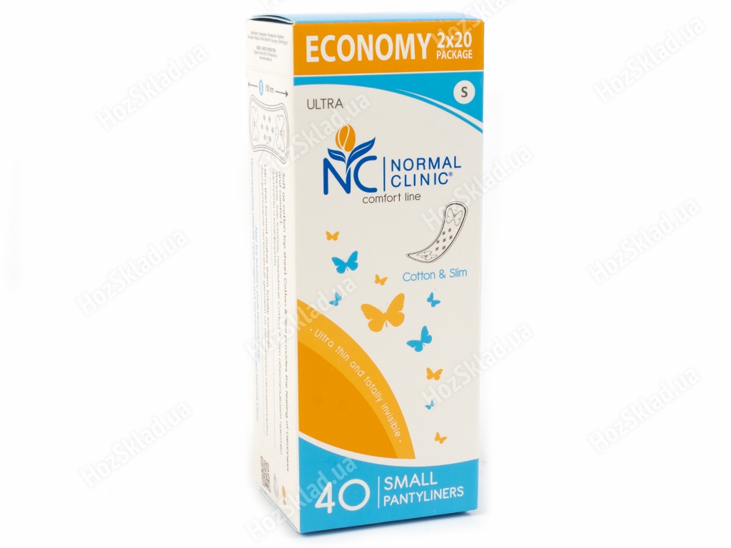 Прокладки Normal Clinic щоденні Comfort ultra DUO cotton&slim (ціна за уп. 40шт) NCF11G