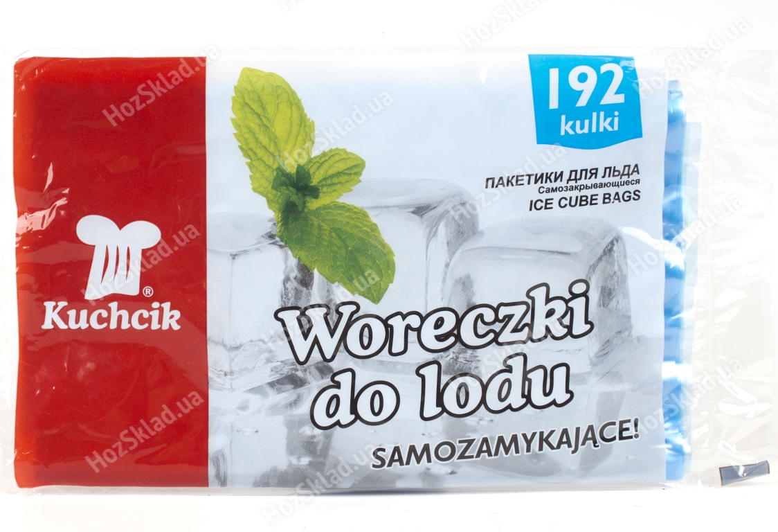 Пакети для льоду (8 пакетів по 24 кубика) Kuchcik