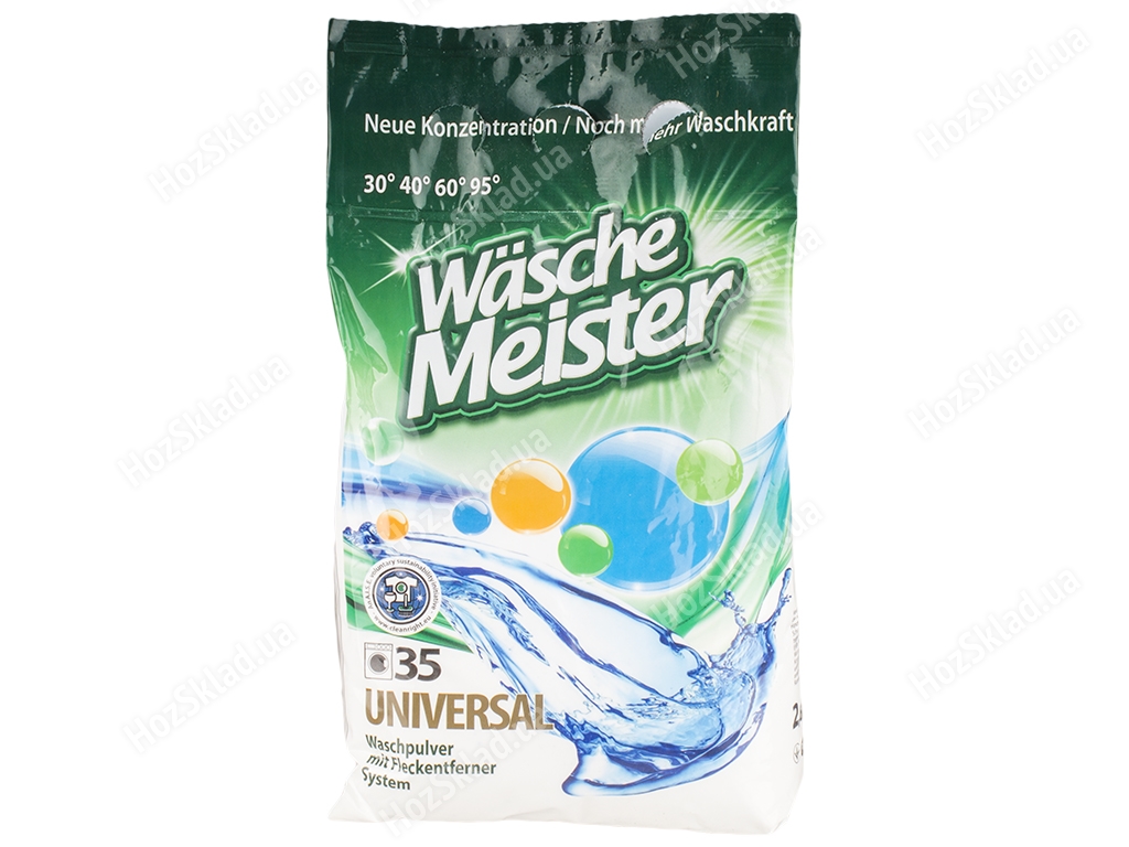 Стиральный порошок бесфосфатный Wasche Meister Universal 2,625кг