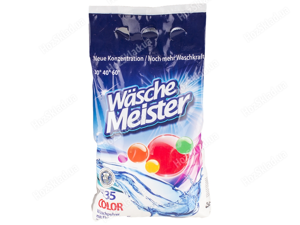 Стиральный порошок бесфосфатный Wasche Meister Color 2,625кг