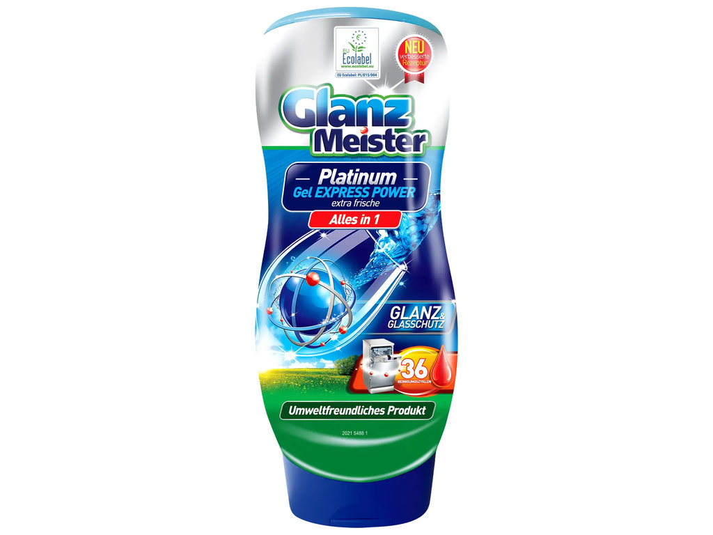 Гель для посудомийної машини Glanz Meister Platinum, 720мл