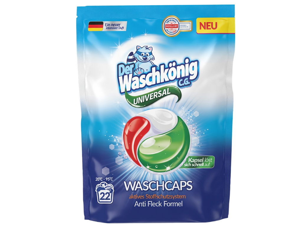 Капсули для прання Waschkonig Universal, 22 шт