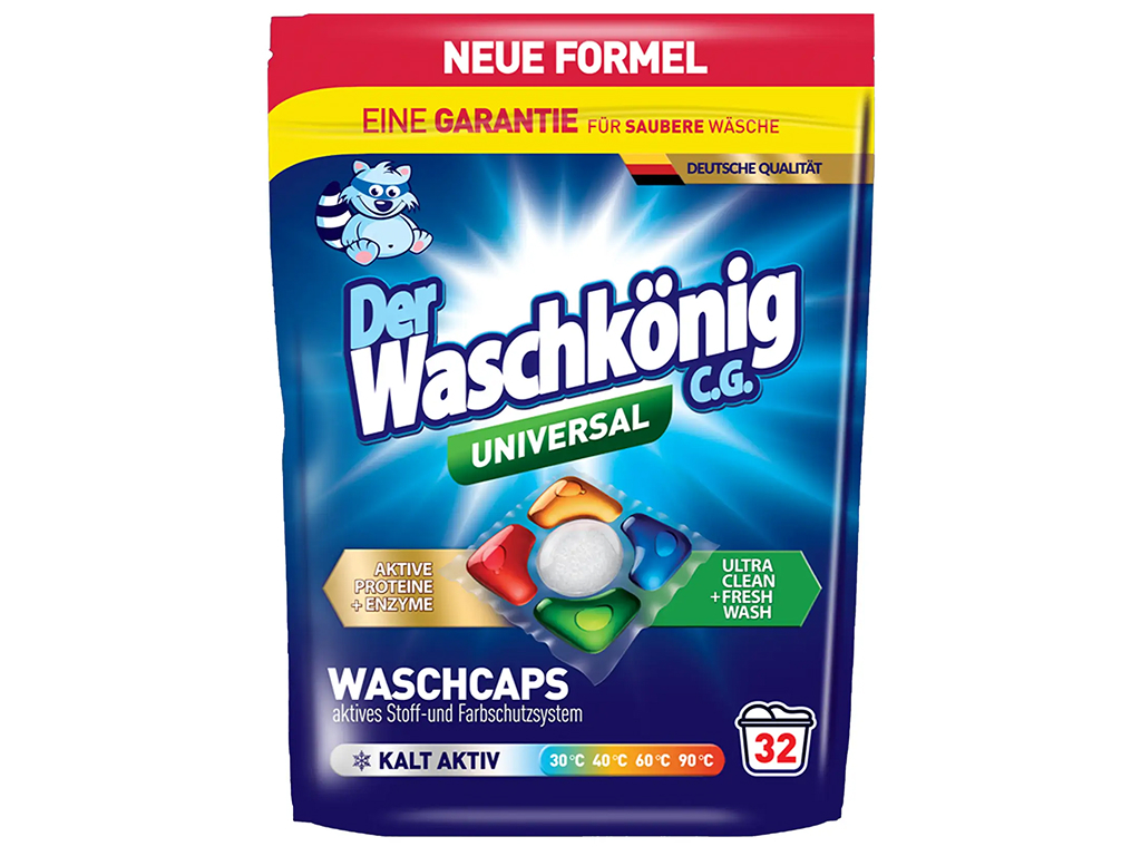 Капсулы для стирки Waschkonig  Universal, 32 шт