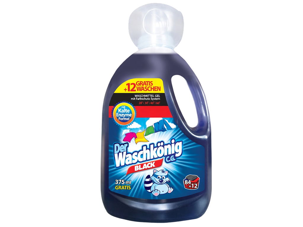 Гель для стирки черного белья Waschkonig Black, 3.375 л