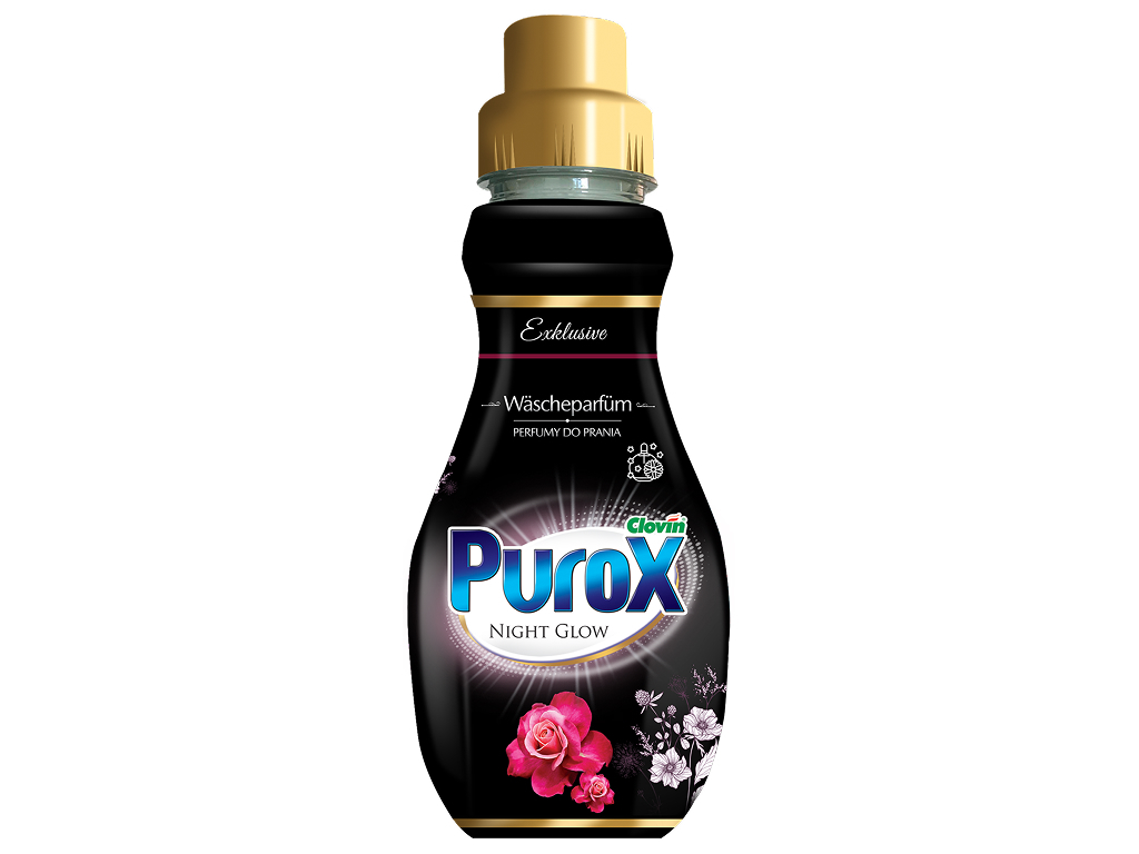 Кондиционер-ополаскиватель парфюмированный для белья Purox Night Glow, 400мл
