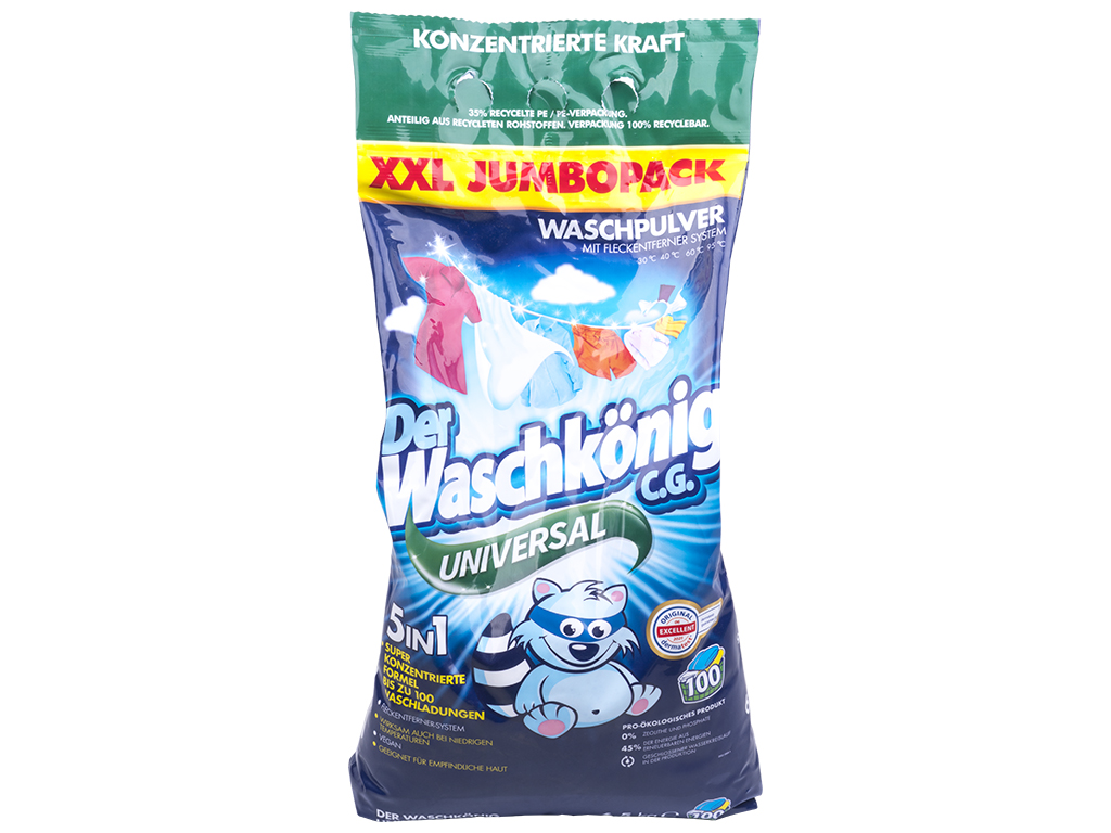 Стиральный порошок Waschkonig Universal, 6,5кг
