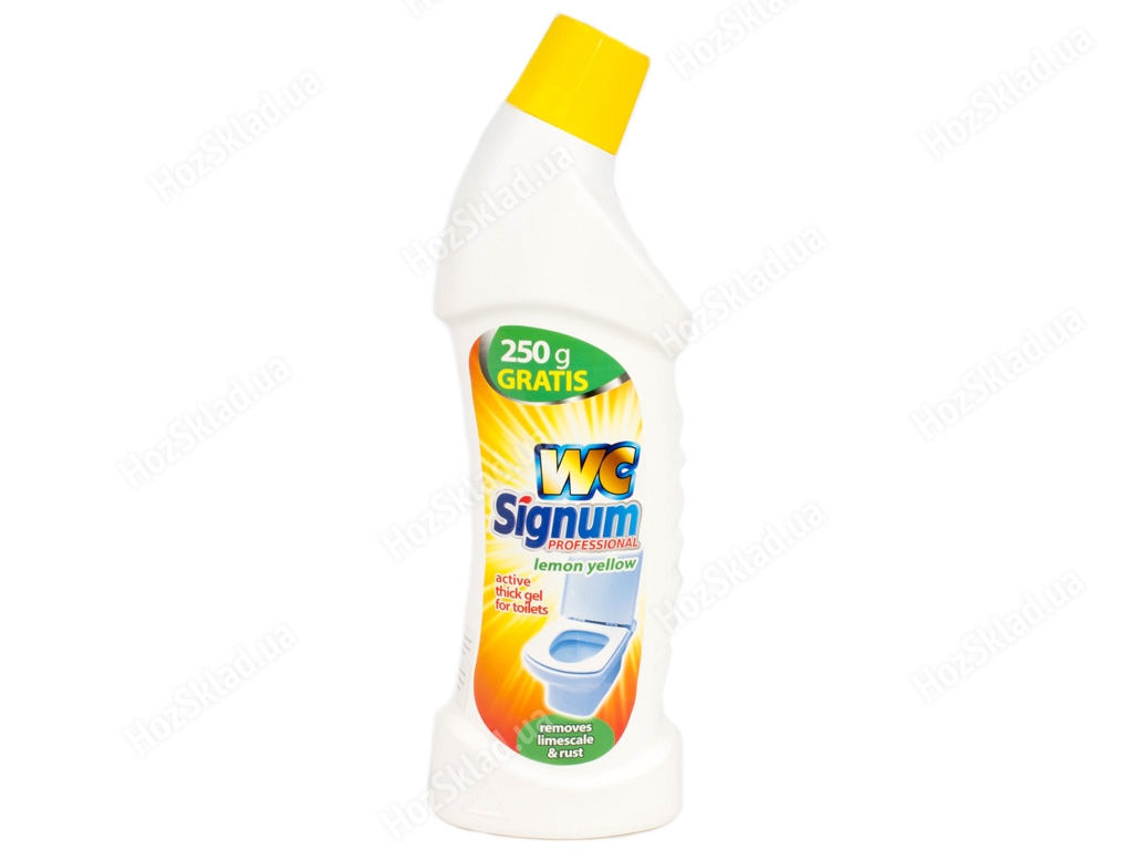 Средство для мытья унитаза Signum Лимон 500+250мл