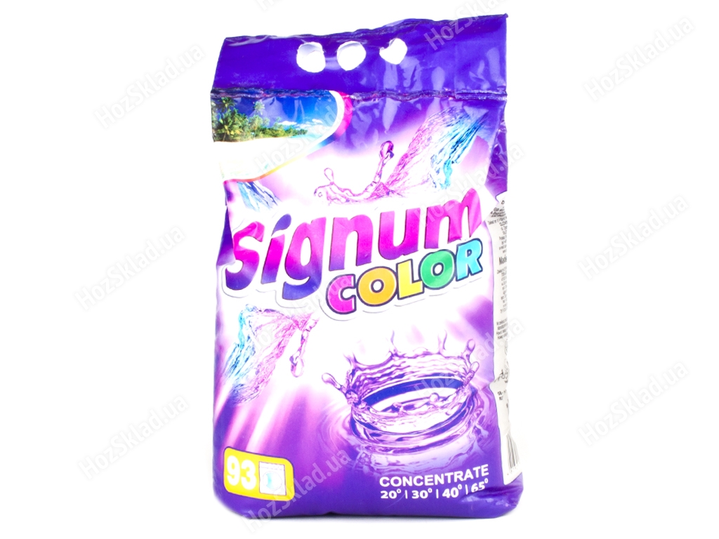 Стиральный порошок бесфосфатный SIGNUM Color 7кг (Украина)