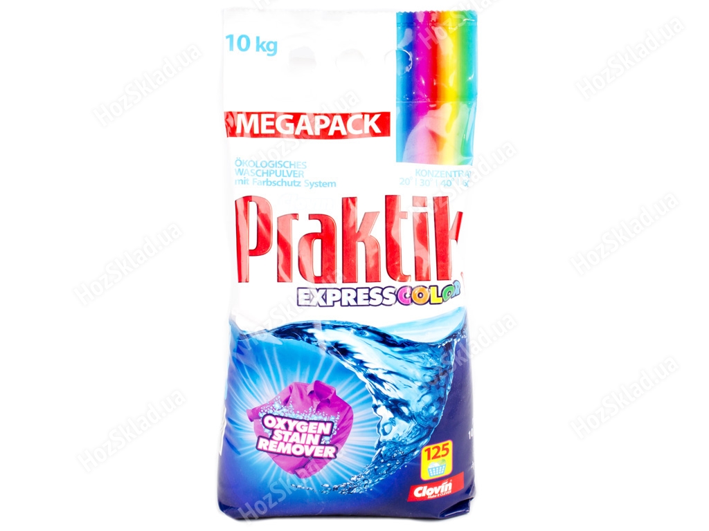 Стиральный порошок бесфосфатный Praktik EXPRESS Color 10кг (Украина)