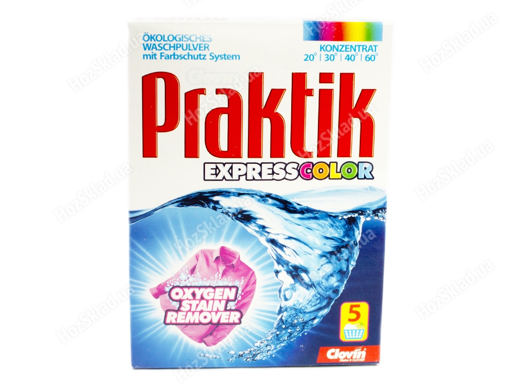 Пральний порошок безфосфатний Praktik EXPRESS Color 400 гр Україна